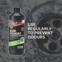Scrubb   Drain Odour Refresher 1Ltr