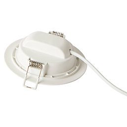 4lite  Fixed  LED Slim Downlight White 8W 800lm 4 Pack