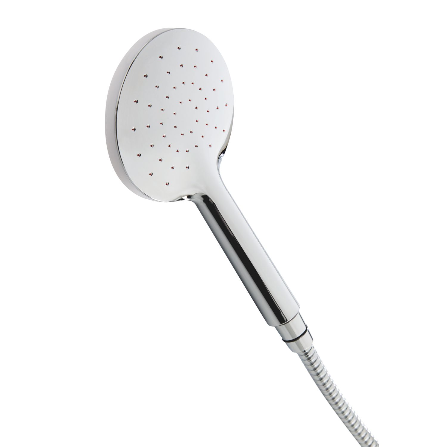 Highlife Bathrooms SH401 Shower Handset Chrome/White 120mm x 245mm (306HL)