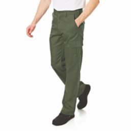 Lee Cooper LCPNT205 Cargo Trousers Khaki 34" W 31" L
