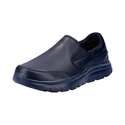 Skechers Flex Advantage Metal Free  Slip-On Non Safety Shoes Black Size 7