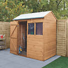 Forest Delamere 6' x 4' (Nominal) Reverse Apex Shiplap T&G Timber Shed