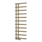 Reina 1412mm x 500mm 1496BTU Brass Flat Designer Towel Radiator
