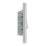 LAP  10AX 1-Gang 3-Pole Fan Isolator Switch Brushed Stainless Steel  with White Inserts