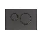 Fluidmaster Circle Dual-Flush T-Series Activation Plate Black