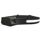 Luceco  Rechargeable LED Flexible Headtorch With Motion Sensor Black 350lm