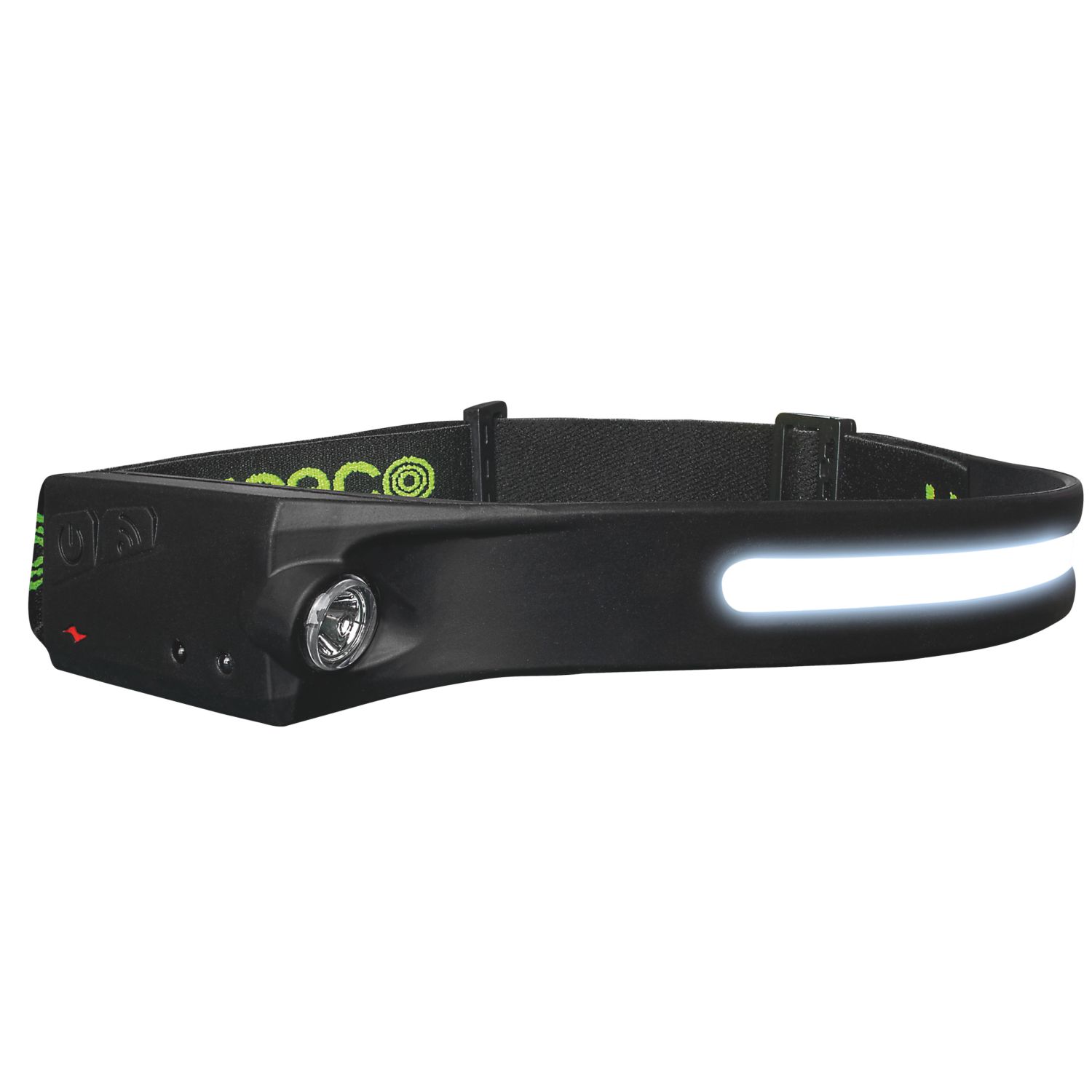 Luceco Rechargeable LED Flexible Headtorch With Motion Sensor Black 350lm (306RG)