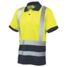 Tough Grit  High Visibility Polo Yellow / Navy 2X Large 53½" Chest