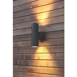 4lite  Outdoor GU10 Up/Down Wall Light Graphite