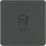 Knightsbridge  20A 1-Gang DP Control Switch Anthracite
