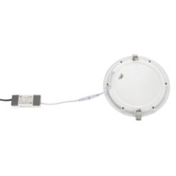 Saxby SirioDISC  Fixed  LED Recessed Downlight Matt White 18W 1600lm