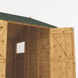Mercia Modular 15' 6" x 10' (Nominal) Reverse Apex Shiplap T&G Timber Workshop