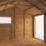 Mercia Modular 15' 6" x 10' (Nominal) Reverse Apex Shiplap T&G Timber Workshop