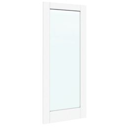Green & Taylor  1-Clear Light Primed White Wooden Shaker Internal Glazed Door 1981mm x 838mm