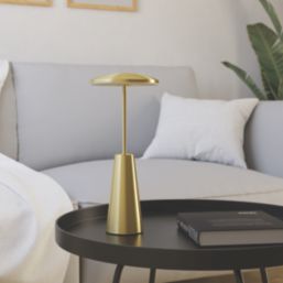 Eglo Piccola  Rechargeable LED Portable Table Lamp Gold 270lm
