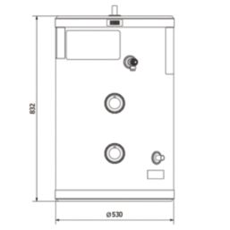 Gledhill  Direct Unvented  Hot Water Cylinder 120Ltr