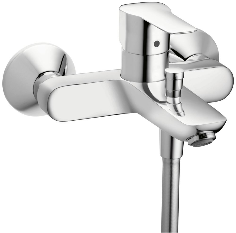 NRG Modern Bathroom Chrome Bath Shower Mixer Tap & Shower Handheld Set Chrome - 9