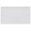 British General  2-Gang Blanking Plate White