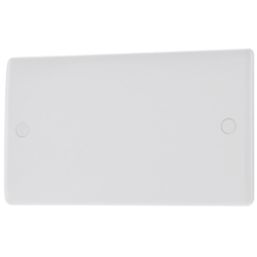 British General  2-Gang Blanking Plate White