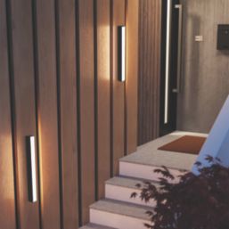 Eglo Salitta Outdoor LED Wall Light Black 14W 1680lm
