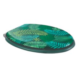 Pilica Soft-Close Toilet Seat Moulded Wood Jungle