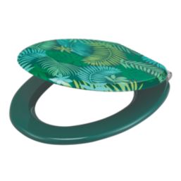 Pilica Soft-Close Toilet Seat Moulded Wood Jungle