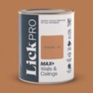 LickPro Max+ 1Ltr Orange 02 Matt Emulsion  Paint