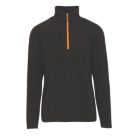 Regatta Navigate Half Zip Fleece Black/Orange Pop Large 41.5" Chest