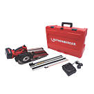 Rothenberger Pipecut Mini 25mm 18V 1 x 4.0Ah Li-Ion CAS Brushless Cordless Combination Pipe Saw & Guide Rail