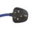Defender 13A 1-Gang Unswitched  Extension Lead Blue 10m