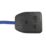 Defender 13A 1-Gang Unswitched  Extension Lead Blue 10m