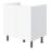 Pragma  2-Door Matt White 800mm x 590mm x 860mm Flat Packed Kitchen Base Unit
