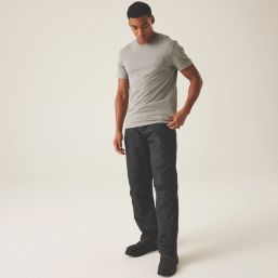 Regatta Wetherby  Waterproof & Breathable  Overtrousers  Black 2X Large 43" W 32" L