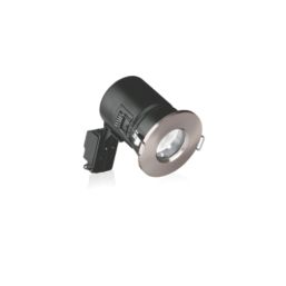 Aurora EFD Fixed  Fire Rated LED Downlight Satin Nickel 5W 520lm