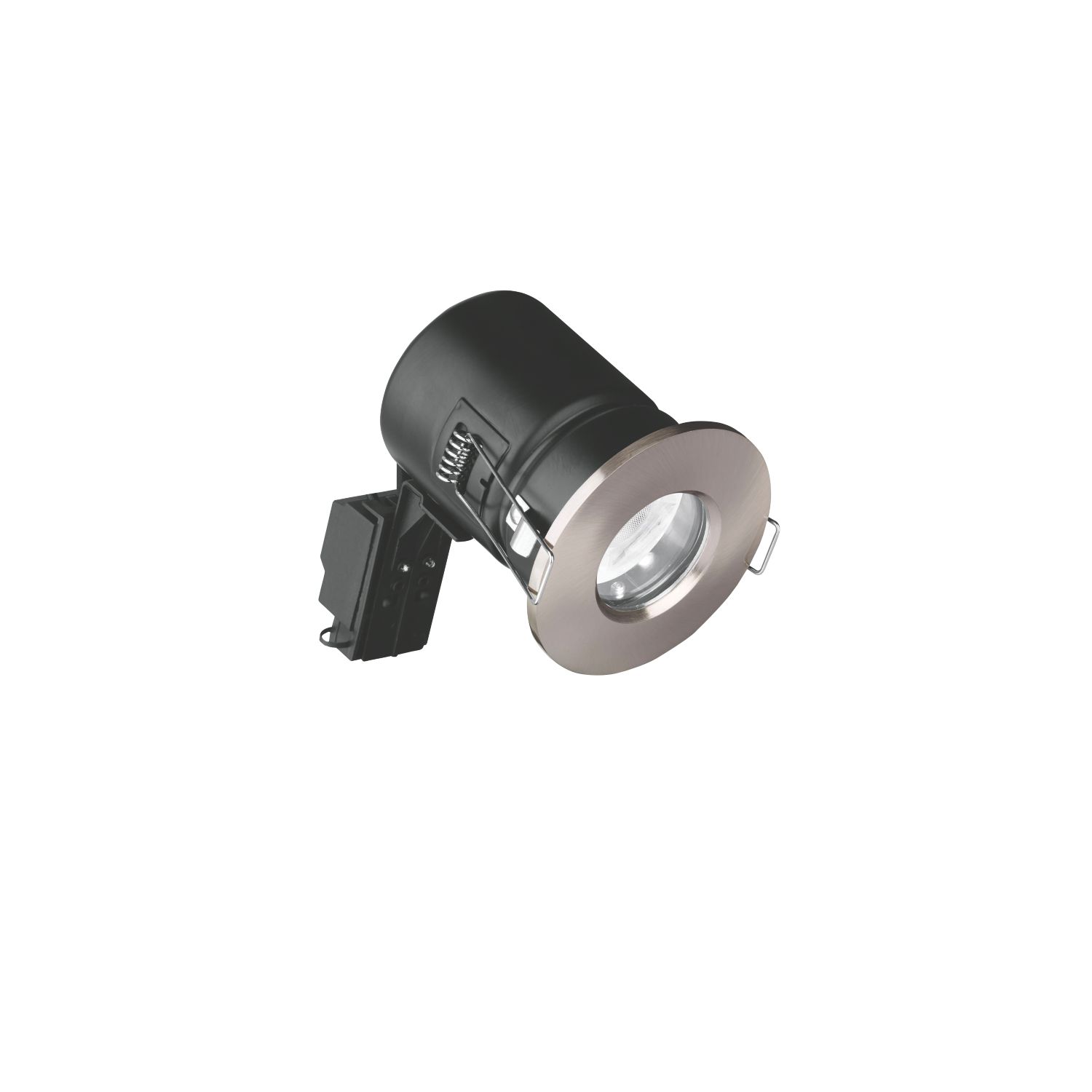 Aurora EFD Fixed Fire Rated LED Downlight Satin Nickel 5W 520lm (3082P)