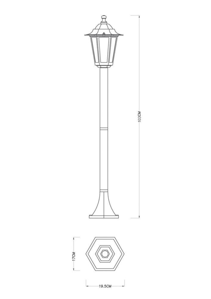 Screwfix deals post lights