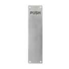 Smith & Locke Fire Rated 'Push' Finger Plate Aluminium 76mm x 305mm