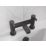 Bristan Elevar Black 129mm Deck Mounted Lever 2 Tap Holes Bath Mixer Tap