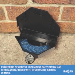 Racan  Mouse Re-usable Bait Station with Key
