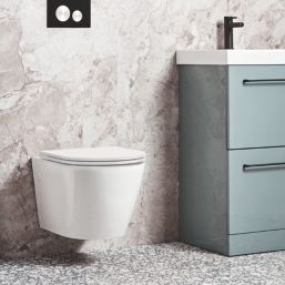 Brixton Soft-Close Wall-Hung Pan with Quick-Release Seat