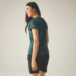 Regatta Fingal Edition Short Sleeve Womens T-Shirt Mediterranea Size 10