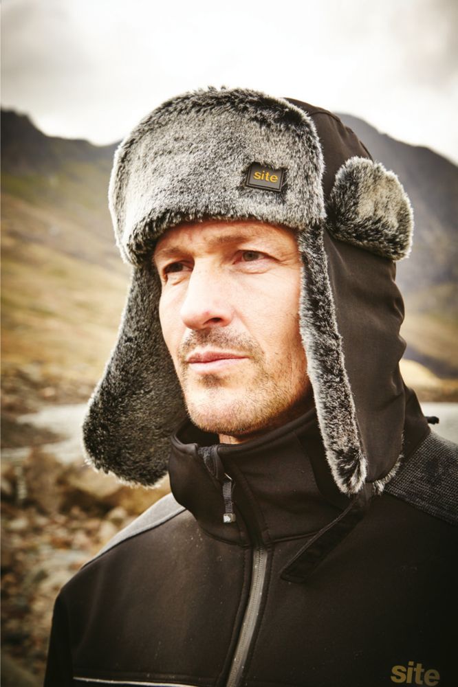 Site Trapper Hat Black - Screwfix