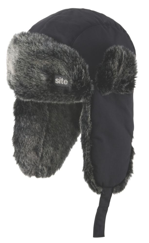 Site  Trapper Hat Black