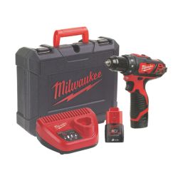 Milwaukee M12 BDD-202C 12V 2 x 2.0Ah Li-Ion RedLithium  Cordless Sub-Compact Drill Driver