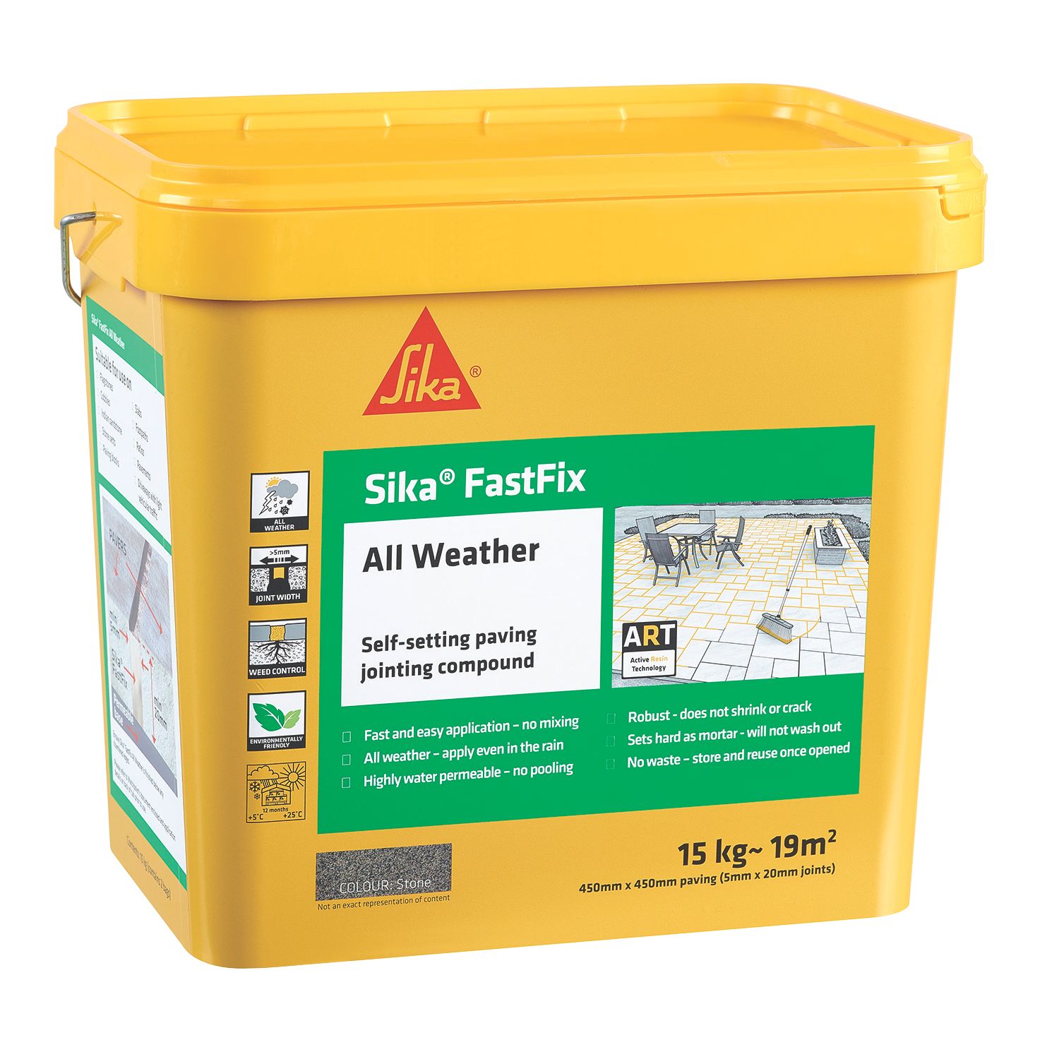 Sika FastFix Jointing Compound Stone 15kg (308JJ)