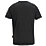 Snickers 2590 Logo Short Sleeve T-Shirt Black Small 36" Chest