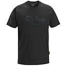 Snickers 2590 Logo Short Sleeve T-Shirt Black Small 36" Chest