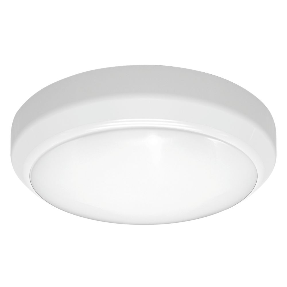 4lite LED Wall/Ceiling Light with Microwave Sensor White 13W 1100lm Screwfix