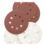 Titan   40 Grit 8-Hole Punched Multi-Material Sanding Sheets 125mm x 125mm 5 Pack