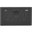 Knightsbridge  13A 2-Gang SP Switched Socket + 4.0A 20W 2-Outlet Type A & C USB Charger Matt Black with Black Inserts